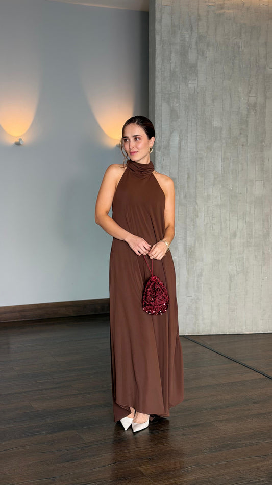 VESTIDO LIRIO BROWN
