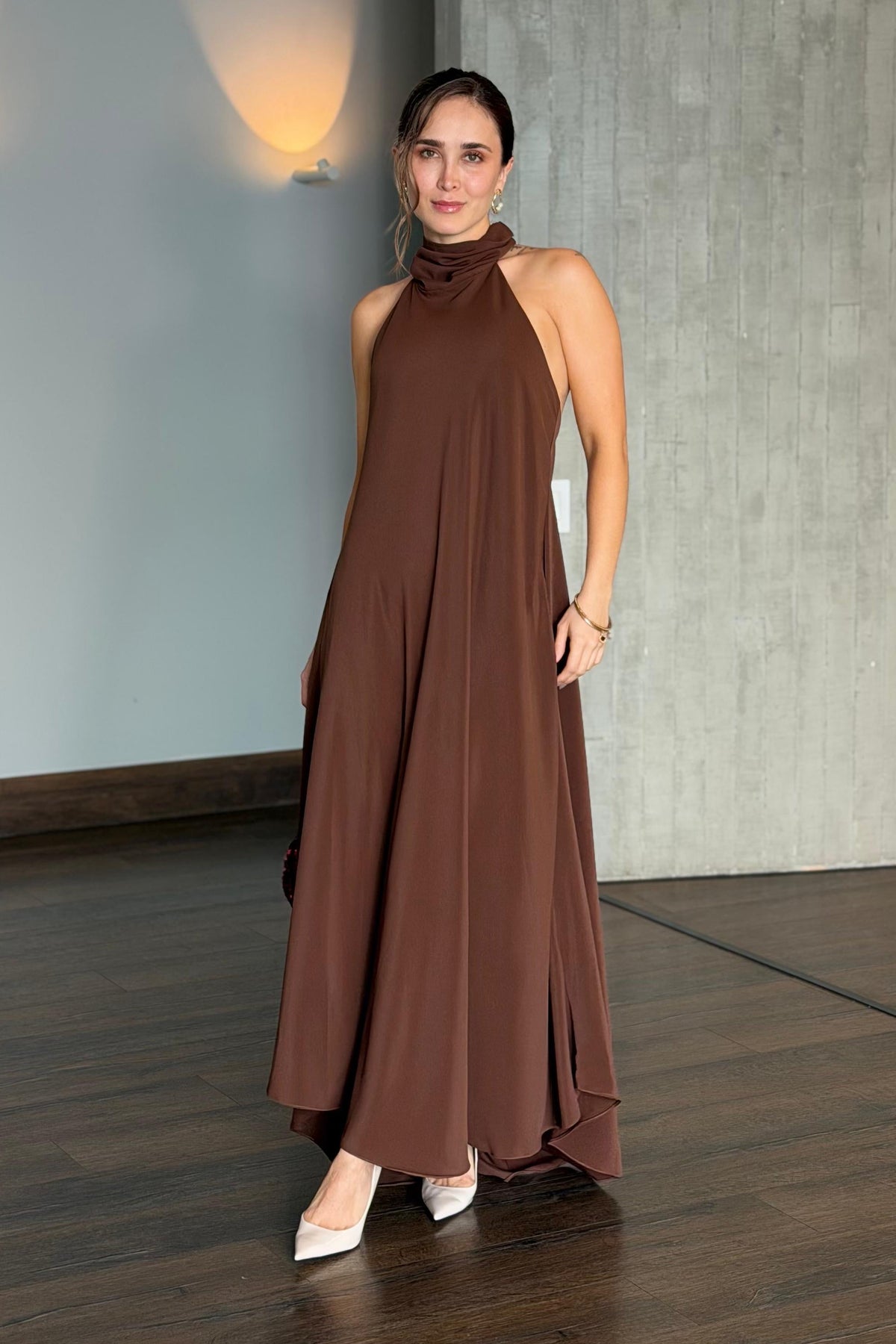 VESTIDO LIRIO BROWN