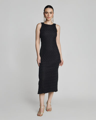 VESTIDO TEJIDO NEGRO