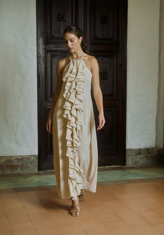VESTIDO AMELIA BEIGE