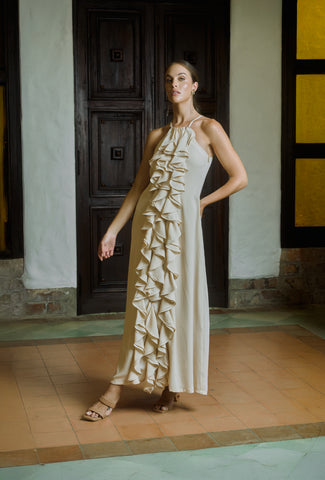 VESTIDO AMELIA BEIGE