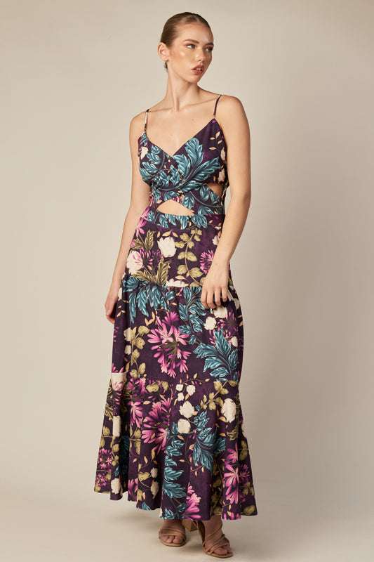 VESTIDO MIDI LUCIA PRINT