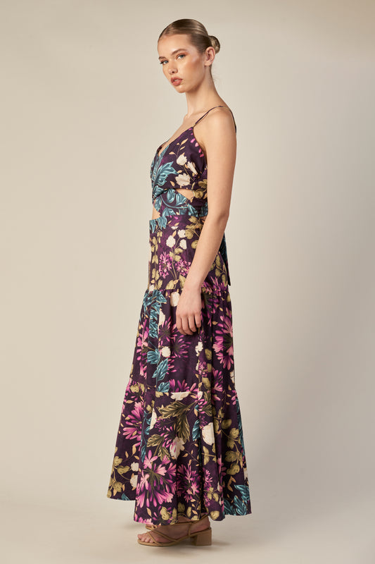 VESTIDO MIDI LUCIA PRINT