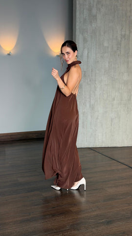 VESTIDO LIRIO BROWN