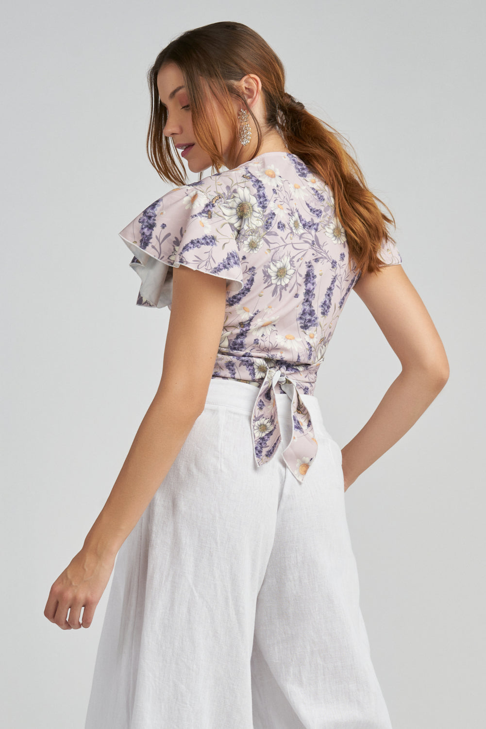 TOP MARBELLA PRINT LILA