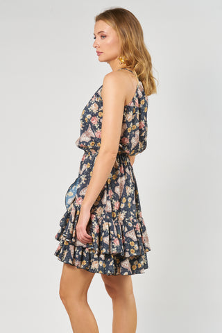 VESTIDO LINO CORTO NEGRO